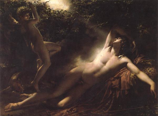 Anne-Louis Girodet-Trioson The Sleep of Endymion oil painting image